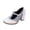 White, variant on Viluyesy Women's Mary Jane Pumps Chunky Heel T Strap Block Heel Slip On Comfortable Dress Casual Work Shoes Black Size 9