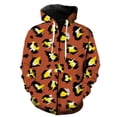 thumbnail image 1 of Sudadera con capucha de manga larga para hombre, estilo Harajuku, con estampado de leopardo en 3D y cremallera, estilo urbano, 1 of 6