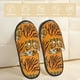 thumbnail image 2 of Fotbe Tiger Pantuflas Peludas para Mujer con Estampado, Zapatillas de Peluche, Zapatos de Invierno para Casa, Uso Interior y Exterior-Large, 2 of 8