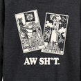 thumbnail image 3 of Instant Message - Aw Sh Tarot - Women's Lightweight French Terry Long Sleeve Shirt, 3 of 6