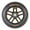 Black/Orange, variant on Oath Binary Wheels - 30mm Wide Titanium and Gold