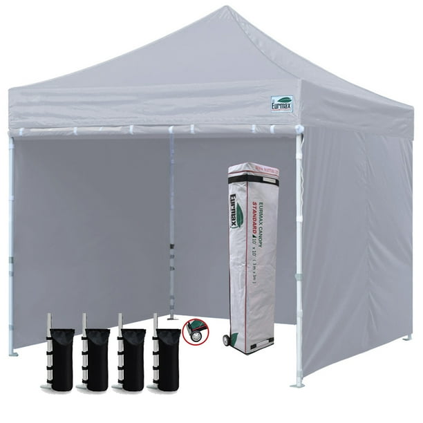 Eurmax 10x10 Ez Pop Up Canopy Outdoor Canopy Instant Tent with 4 Zipper