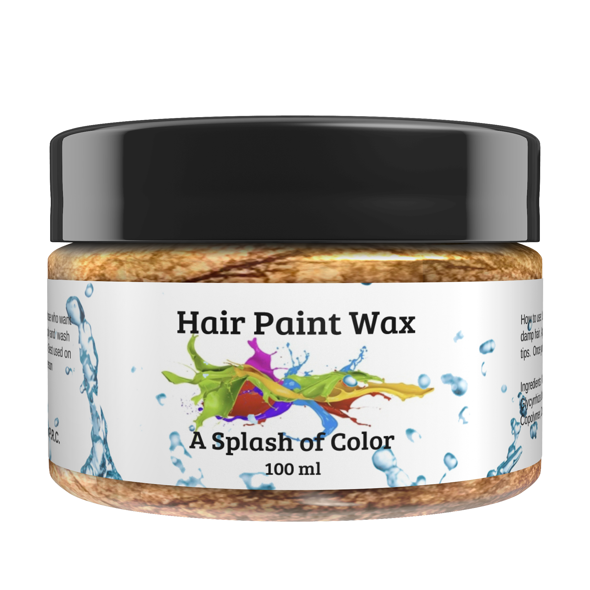 Bronze Hair Paint Wax