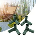 thumbnail image 4 of 8Pcs Greenhouse Frame Joint Connector 19Mm Heavy Duty Pipe Frame Awning Bracket, 4 of 10