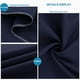 thumbnail image 3 of Fundas de almohada FLXXIE de microfibra tamaño queen size azul marino, juego de 2, 3 of 7