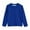 Blue, variant on REDARER Girls Long Sleeve Top, Solid Color Round Neck Shirt with Side Pocket, Soft Casual Play and School Wear,Size:11-12 Years