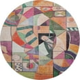 thumbnail image 2 of Addison Rugs Mayfield Premium Machine Washable Transitional Abstract Orange Round Rug, 8' x 8', 2 of 6