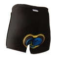 thumbnail image 4 of Pantalones cortos de ciclismo acolchado Hombreujeres Bicicleta Ropa interior con almohadilla Cojín Negro M Zulema Pantalones cortos de ciclismo acolchados, 4 of 8