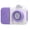Purple White, variant on M Buder Instant Print Camera for Kids, 2.4 Inches / 6.1 cm IPS HD Screen Double Lens Selfie Digital Camera with Flash, 32GB TF Card, 5 Rolls Paper, Roseate White