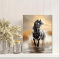 thumbnail image 2 of Qisvanset 12x16 Inch Framed Canvas Wall Art Doxology Vintage Flower Faith Baptism Gift Home Wall Art, 2 of 8