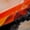 Orange, variant on Feelyou Ocean Wave Black Out Curtains, Vintage Japanese Curtains Pack of 2 (42x63 Each)