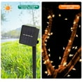 thumbnail image 7 of YOBOLK Outdoor String Lights Solar Flower String Lights Outdoor 20 LED Light Christmas Decorations For Garden Fence Patio Yard Christmas Tree Home Wedding Patio Party Decoration Clearance, 7 of 7