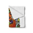 thumbnail image 2 of Fish Soft Flannel Fleece Throw Blanket, Big Fish with Bunch of Underwater Sea Creatures Animal Ocean Coral Reef Fun, Cozy Plush for Indoor and Outdoor Use, 50" x 70", Multicolor, by Ambesonne, 2 of 5