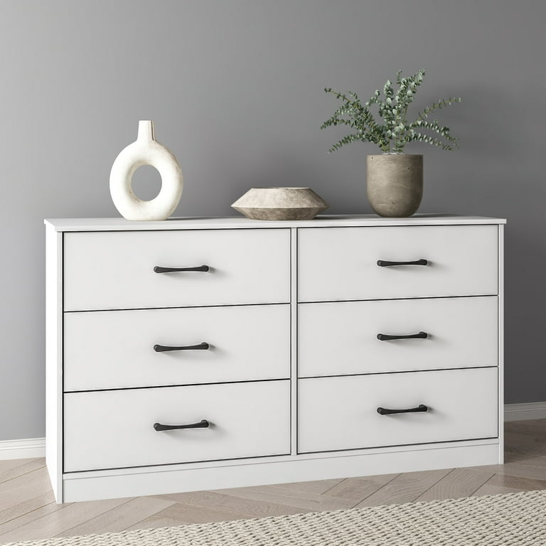 Mainstays Ardent 6 Drawer Dresser White