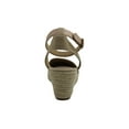 thumbnail image 5 of Style & Co. Womens Mailena Canvas Buckle Wedge Sandals, 5 of 5