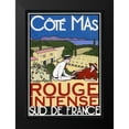 thumbnail image 2 of Got, Jean-Pierre 18x24 Black Modern Framed Museum Art Print Titled - Rouge Intense, 2 of 5