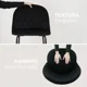 thumbnail image 4 of Sillas Altas Tapizadas para Barra de Cocina - Asiento Suave de Tela y Patas de Acero - Banco Desayunador Elegante para Uso Interior y Decoración del Hogar Set de 2 Sillas (Negro), 4 of 8