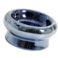 thumbnail image 2 of Plato para gatos de cerámica de lujo azul galvanizado con diseño de 6 pétalos para gatitos y perros, soporte para la columna cervical, patas cortas, 2 of 8