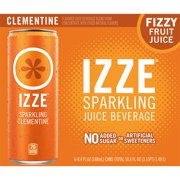 Izze Sparkling Juice Clementine 6 pk Cans - 8.4 oz (Packaging May Vary)