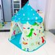 thumbnail image 3 of Los de Tul Plegable Portátil Desarrollan El Regalo Interior de Juguete Al Aire Libre - Azul Sunnimix Castillo de princesa plegable portátil, 3 of 7