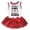 White/Red Sequins, variant on Petitebelle Daddy's Girl and Mommy's World Puppy Dog Dress (White/Red Sequins, X-Large)