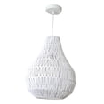 thumbnail image 2 of lionlar Hanging Lights Fixture Classic Chandelier Round Pendant Light Handmade Weave for, 2 of 9