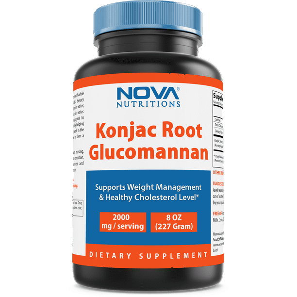 Nova Nutritions Konjac Root 100 Pure Powder 8 oz Walmart