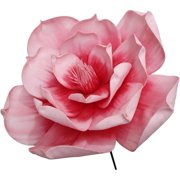 Ulxkmt Magnolia-pink 30CM 3D Simulated Magnolia Artificial Flower for Wedding Decor 1pc
