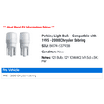 thumbnail image 2 of Parking Light Bulb - Compatible with 1995 - 2000 Chrysler Sebring 1996 1997 1998 1999, 2 of 2