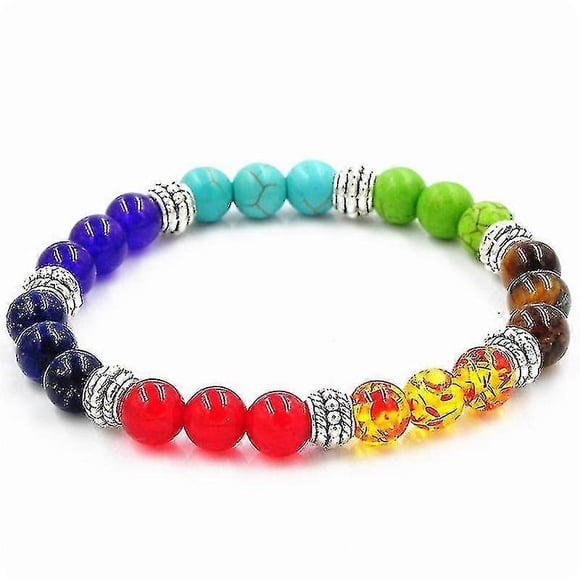 Pulsera de ónix de colores Born Pretty, pulsera de cuentas de Buda, pulsera de cuentas de cristal