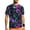 2, variant on T Shirt For Men Blue Neon Paint Gym Summer Abstract Liquid Funny T-Shirts Popular Tshirt For Men Des