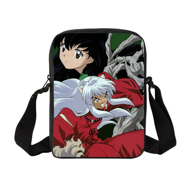 Bolso de hombro de lona tipo Messenger Bag Inuyashas Anime para mujer