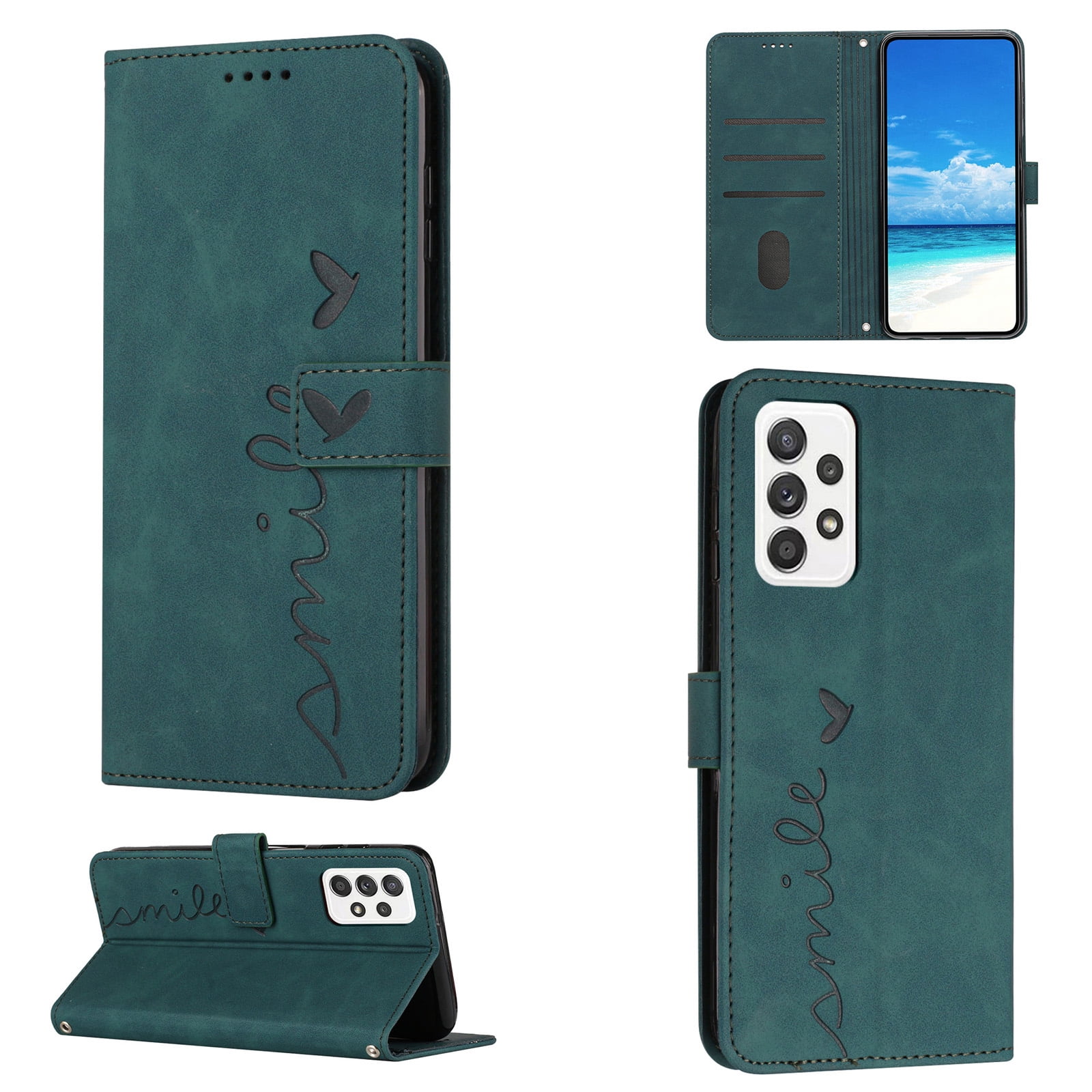 Cover per ZTE Blade A73 5G Custodia in Pelle PU,Semplice Stile