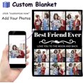 thumbnail image 3 of Best Mom Ever Custom Blanket, Birthday Gifts for Mom from Daughter Son with Pictures, Customized Photo Collage Mother Blankets Wife Birthday Gifts, Personalized Flannel Blanket with Photo as a Gift, 3 of 6