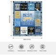 thumbnail image 6 of Son Birthday Gifts, Birthday Gift for Adult Son from Mom Dad, Best Son Ever Gifts, Gifts for Grown Son, Father Mother to Son Gifts, to My Son Gift Ideas Throw Blanket 60"X 50", 6 of 6