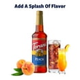 thumbnail image 3 of (4 pack) Torani Original Peach Syrup, Authentic Coffeehouse, Tea and Soda Syrup, 25.4 oz, 3 of 7