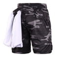thumbnail image 3 of Bañador de 2 piezas para hombre, pantalones cortos de playa de secado rápido con bolsillos, para uso deportivo y para llevar toallas, 3 of 5