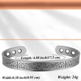 thumbnail image 3 of Wollet Copper Bracelet for Women Men, Solid Pure  Magnetic Bracelet (Tree of Life), 3 of 9