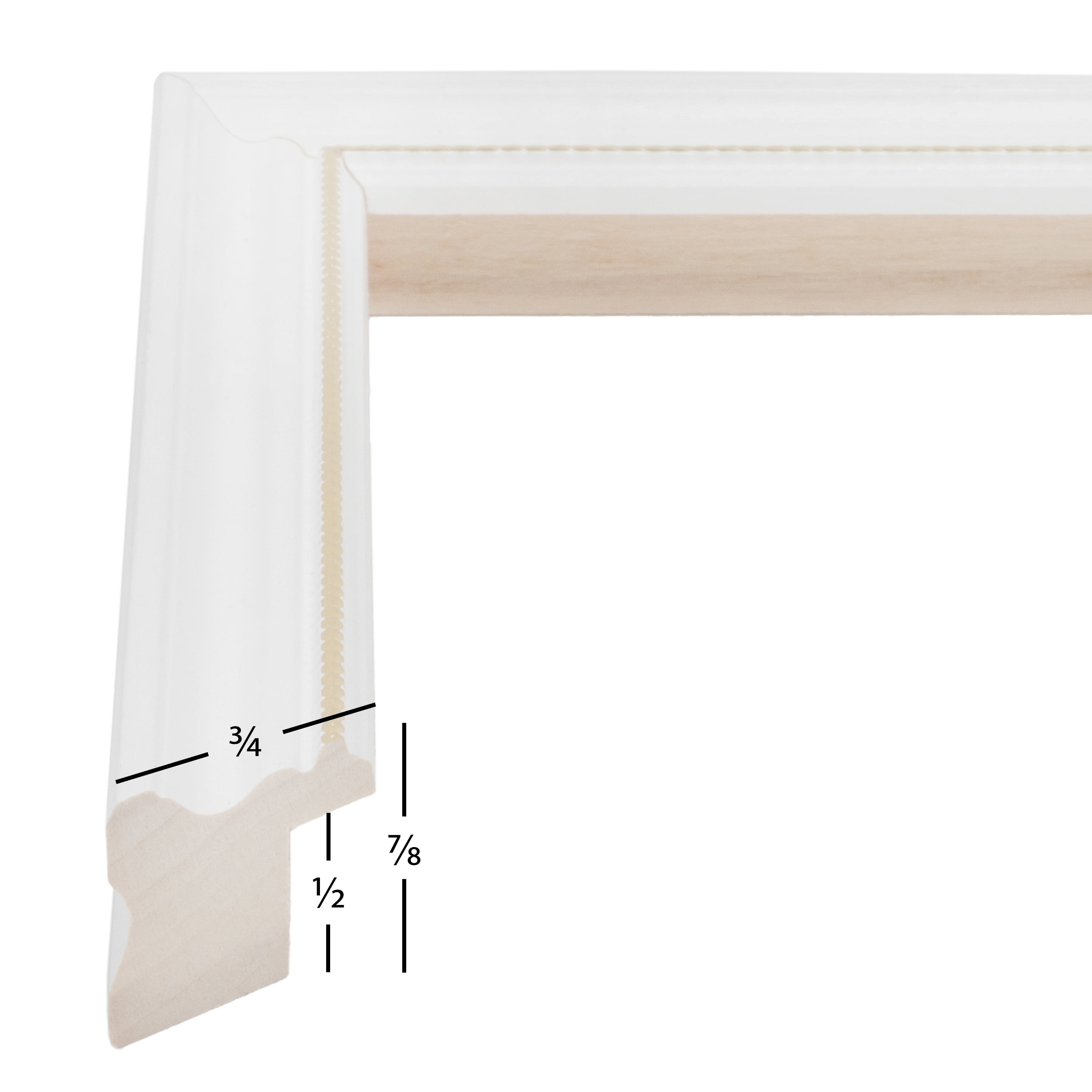 Craig Frames 314WG, Ornate White and Gold Picture Frame, 18 x 24 Inch
