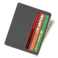 thumbnail image 2 of Tarjetero Fintie Slim, minimalista, de piel con bloqueo RFID, 2 of 7