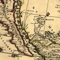 thumbnail image 2 of 16" x 20" Map of North America c1685 Vintage  Poster Wall Art, 2 of 4