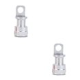 thumbnail image 2 of Becaristey Foldable Pedal Quick Release Holder Buckle Portable Modification Adaptor Supply Replacement for Brompton Silver 2Set, 2 of 6