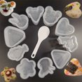 thumbnail image 2 of yingyy 1/2/3/5 10 Pieces Bento Rice Ball Mold Cute Shaped Mould DIY Decorating Molds Kitchen Tool Accessory Restaurant Bakery Type 6 1 Pc, 2 of 6