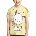 thumbnail image 4 of Sanrio Pochacco Kids T-Shirt 3d Printed Graphic T-Shirts Boys And Girls Short Sleeve Shirts For Youth Kids X-Small, 4 of 6
