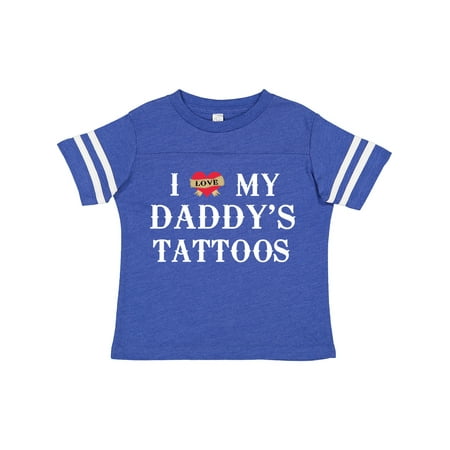 

Inktastic I Love My Daddy s Tattoos Gift Toddler Boy or Toddler Girl T-Shirt