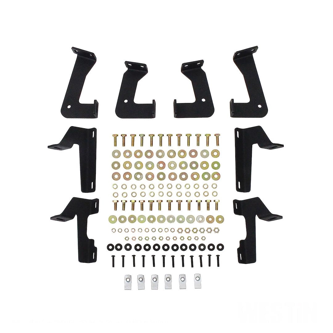 Westin 56-14055 4" Cab Length HDX Drop Nerf Step Bars with Black Step Plates