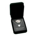 thumbnail image 3 of Anavia Mini Heart Cremation Jewelry Stainless Steel Keepsake Memorial Urn Necklace for Human with"Love Never Dies" Comfort Card-[Silver], 3 of 3