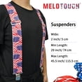 thumbnail image 5 of MELOTOUGH Men's Suspenders w/Clip Heavy Duty suspenders for men Big and Tall Work suspenders for Jeans, 5 of 8