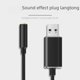thumbnail image 4 of Tarjeta de sonido para computadora USB, micrófono externo para auriculares, tarjeta de sonido para computadora portátil independiente sin controlador integrado, 4 of 5
