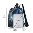 thumbnail image 3 of FORMRS Women's Travel Backpack Purse Anti-Theft Hidden Pockets Casual Shoulder Bag, Floral Occean, 3 of 7